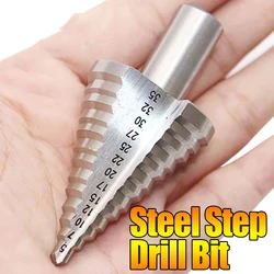 5-35MM High Speed Steel Step Drill Bit Wood Metal Drilling Bit HSS Power Tools Cutter Industrial Reamer Tool Accessories