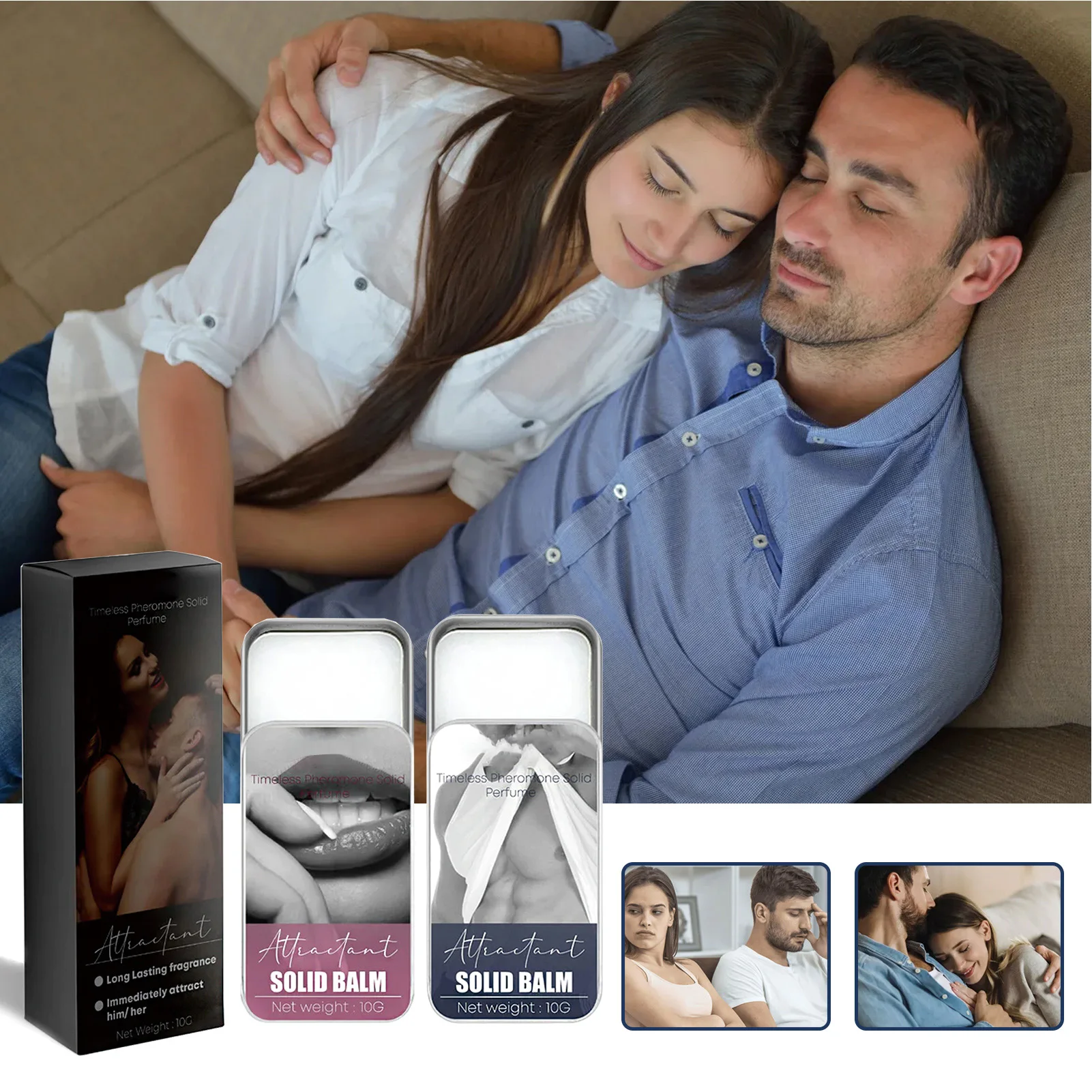 Perfumes para hombres Perfume sólido Colonia con feromonas Perfume para el hogar Bálsamo sólido para hombres Perfume bálsamo sólido portátil