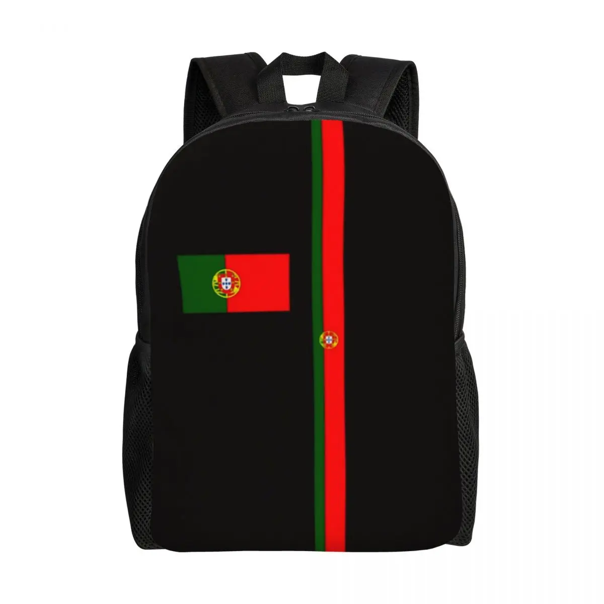 Portugal Flag Backpack for Men Women Water Resistant School College Portuguese Pride Bag Print Bookbags