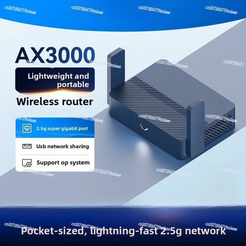 TR3000 Mini Router AX3000 WiFi6 Portable and Compact