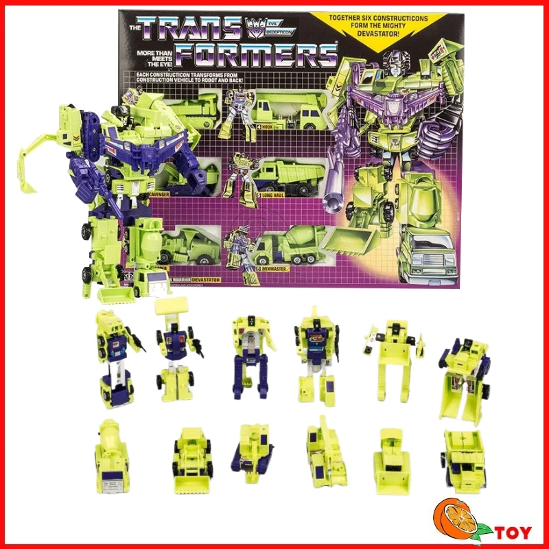 In voorraad Transformers speelgoed Amerikaanse versie G1 84-86 KO Hercules pak Model Robot Collection Action Figure Speelgoed Gift Hobby