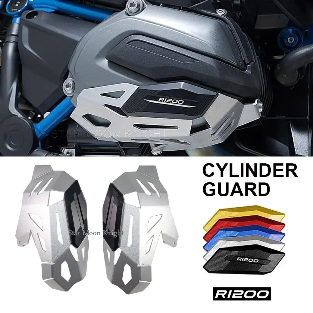 

Black Cylinder Head Guards For BMW R1200GS LC Adventure 2012-2018 R1200R R1200RS R1200RTCNC Engine Guard Protector Cover