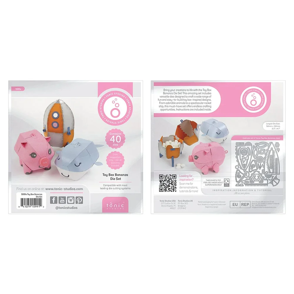 

Cutting Dies 2026 New Arrivals Toy Box Bonanza Create & Make Die Set Decoration Scrapbook DIY Paper Card Album Embossing Craft