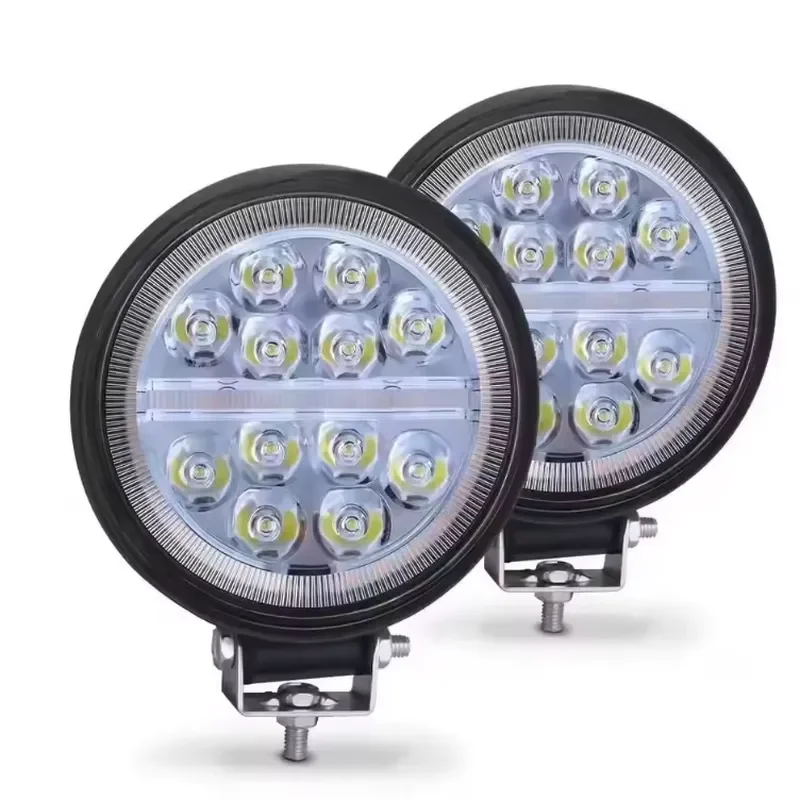 4 Inch LED Work Light Bar Spotlight Auto Parts for Tractor SUV Truck Running Light Headlight Factory Direct