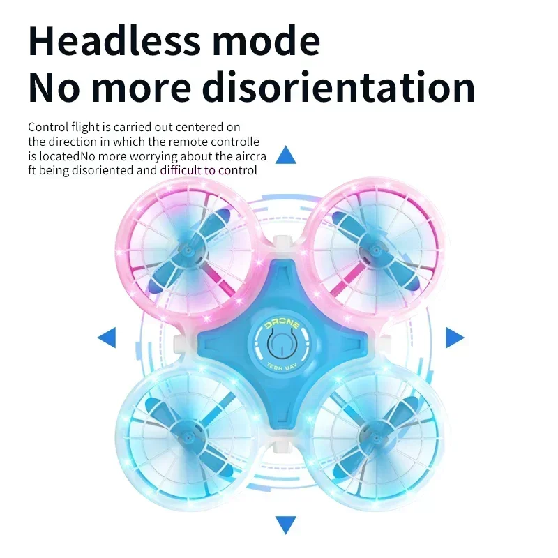 2.4G Mini Rc Volare Quadcopter Drone Volare Evitamento Ostacoli Ufo Kid Aereo di Controllo Remoto Drone Ragazzi Ragazze Giocattolo per Principianti