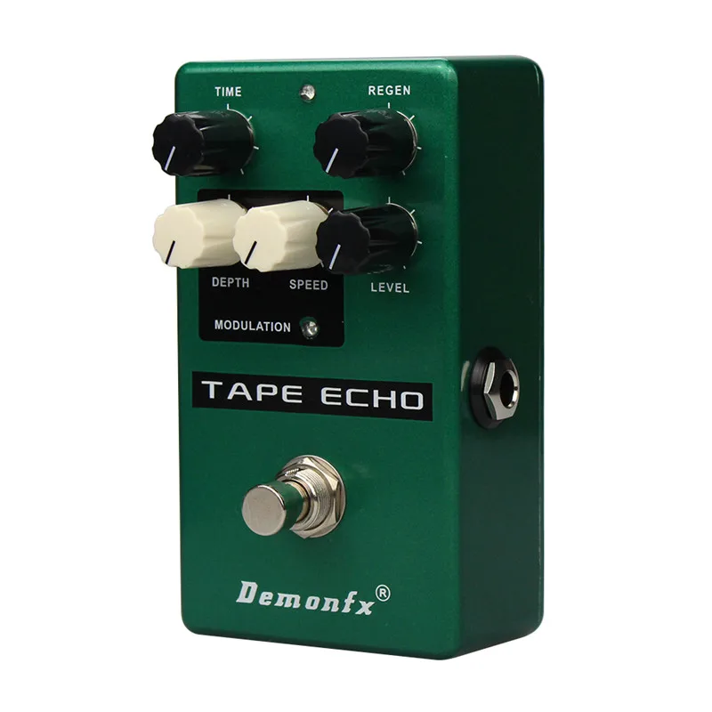 Demonfx-Pedal de efecto de guitarra de alta calidad, cinta ECHO, retraso con True Bypass