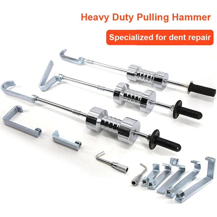 Automotive heavy-duty puller large pulling hammer shaper repair machine pulling tool slide hammer sheet metal puller