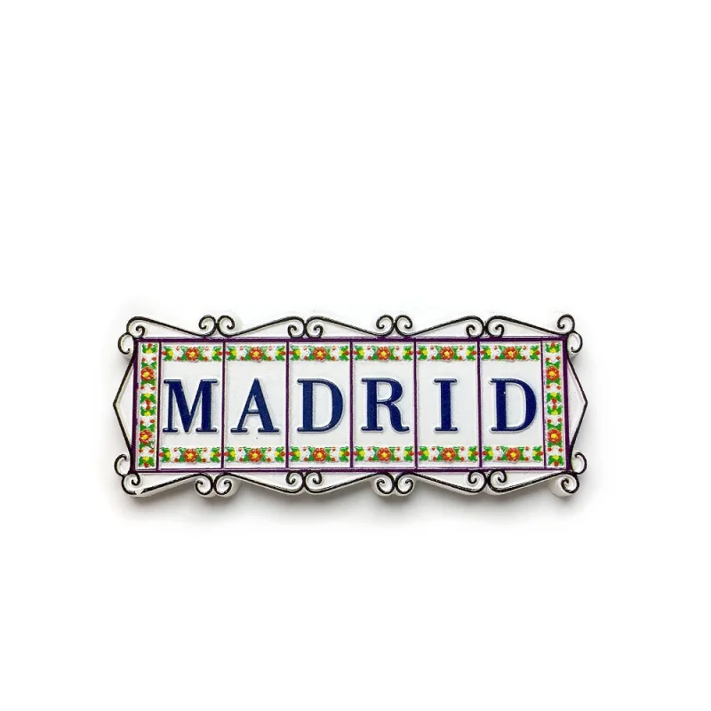 

Madrid Refrigerator Magnet Creative Painting3d3D Decorative Magnetic Souvenir