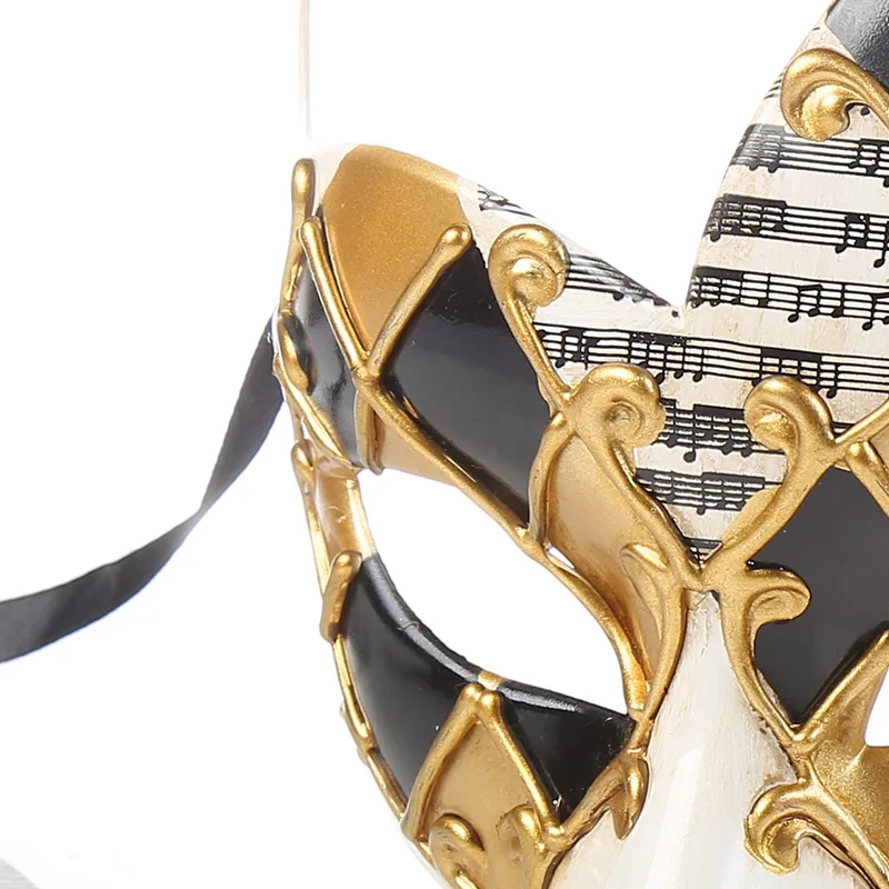 Half Face Venice Mask Cosplay Vintage Venetian Masks Carnival Masquerade Halloween Dress Up Party Costume Props Gifts 5