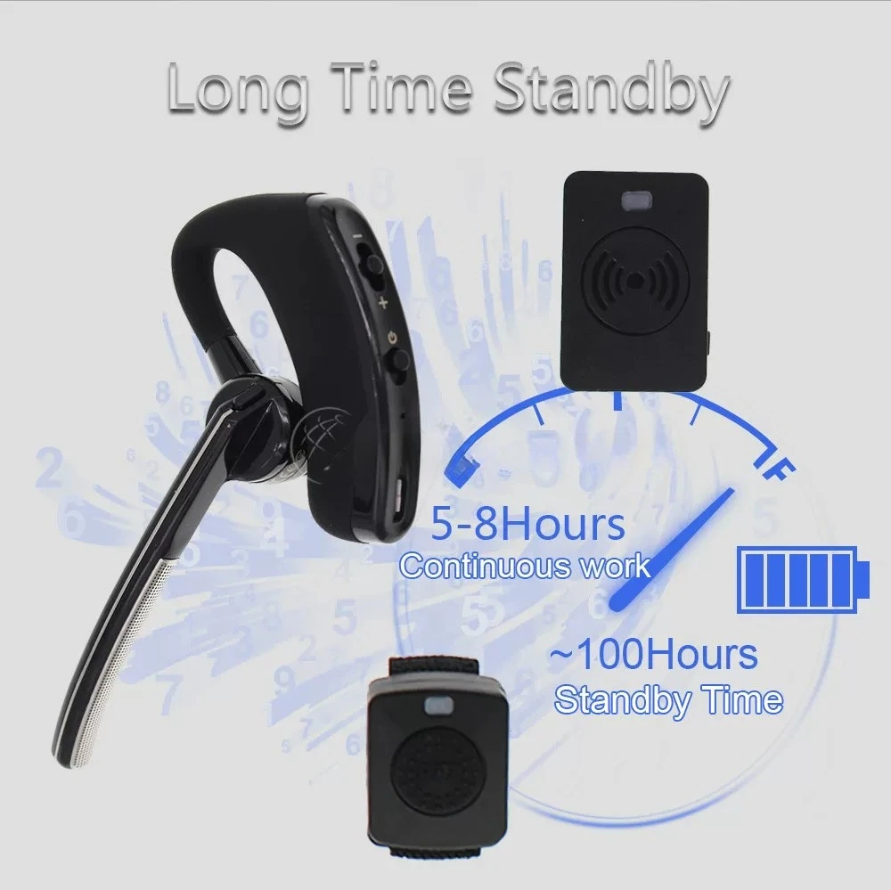 Wireless Bluetooth Headset Adapter M‑Connector Walkie‑Talkie Bluetooth Earphone Accessory