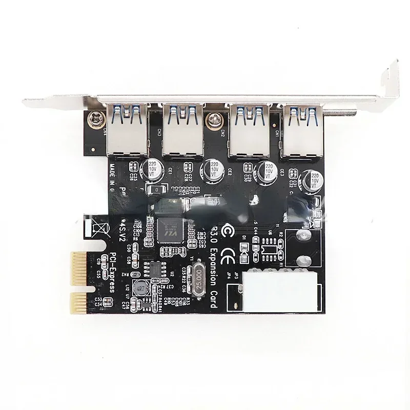 

4-портовая карта расширения USB 3.0 PCI-e, PCI Express, адаптер-концентратор USB 3.0, контроллер USB 3.0, PCI Express 1x