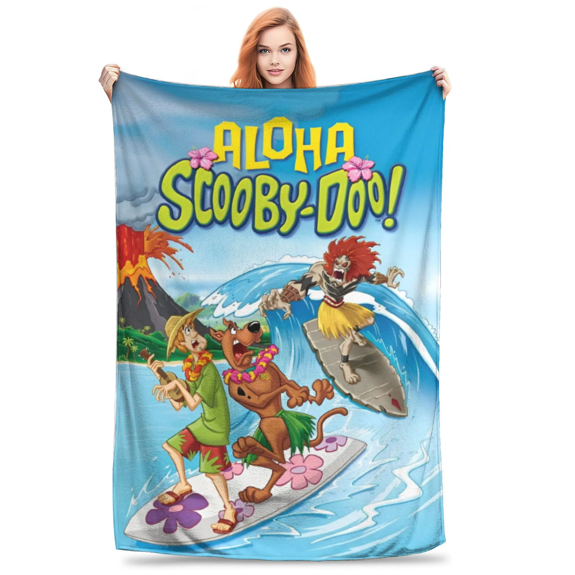 Funny Scoobys doos funny cartoon anime  Blankets Soft Fleece  Relax Throw Blankets Machine Washable