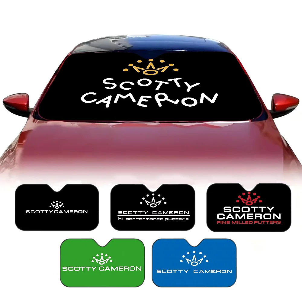 

S-Scotty C-Camerons Car Sun Shades Cover Anti-UV Protection Car Window Sunshades Foldable Windshield Sunshade Accessories