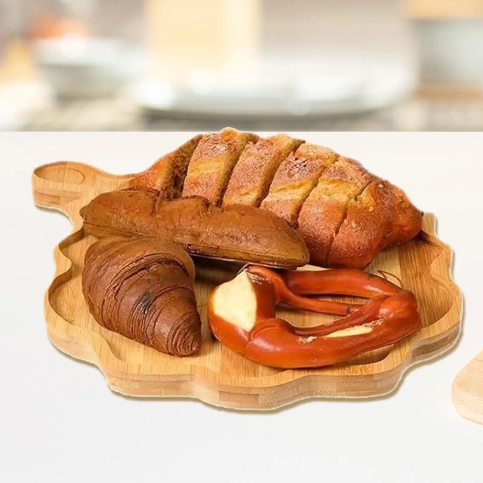 Bandeja de madera navideña, plato de queso navideño de Reno de Papá Noel, platos reutilizables, vajilla navideña para aperitivos, cena, ensalada