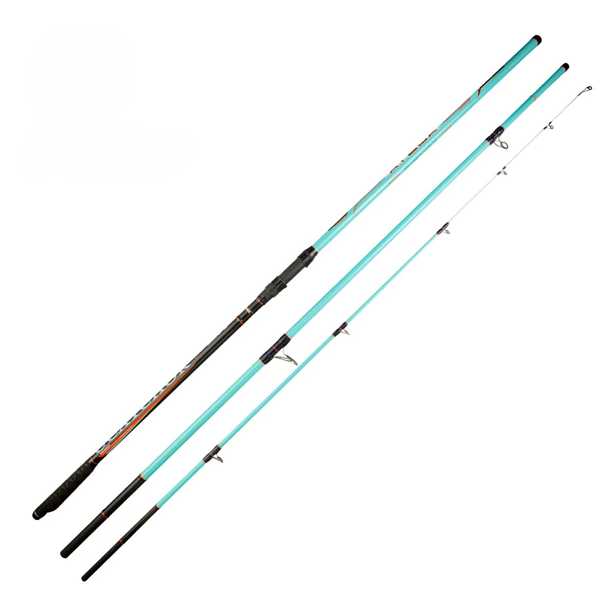 4,2 m/4,5 m 3 Abschnitte Carbon Lure Rod Seefisch  Guide Spinning/Casting Bait casting Angelrute