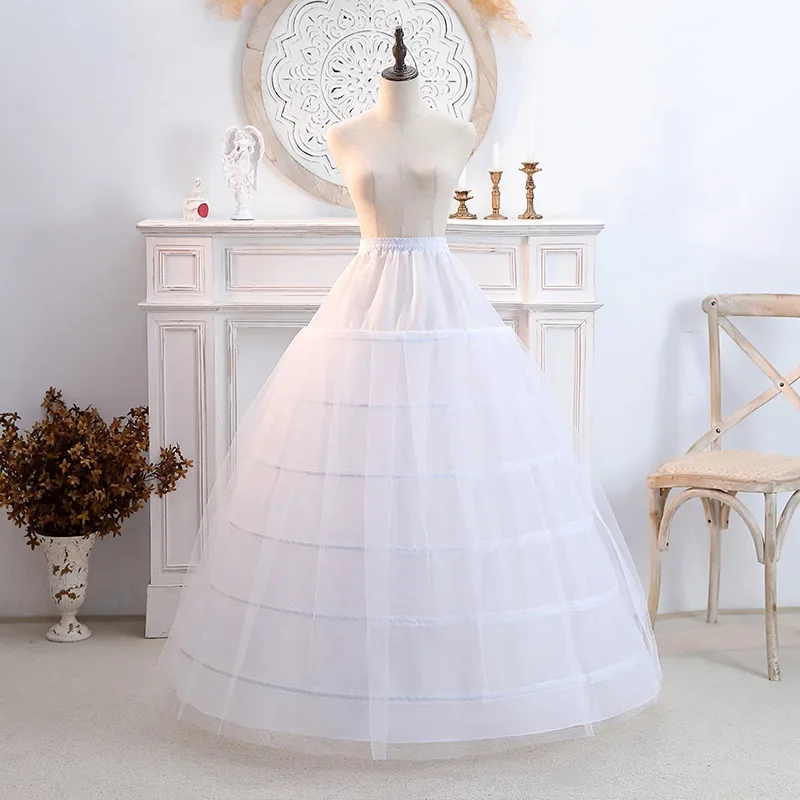 Slip Dress Lengthened Extra Large Bridal Wedding Dress Performance 6 Steel 1 Yarn Adjustable Six Bones Crinoline Cosplay