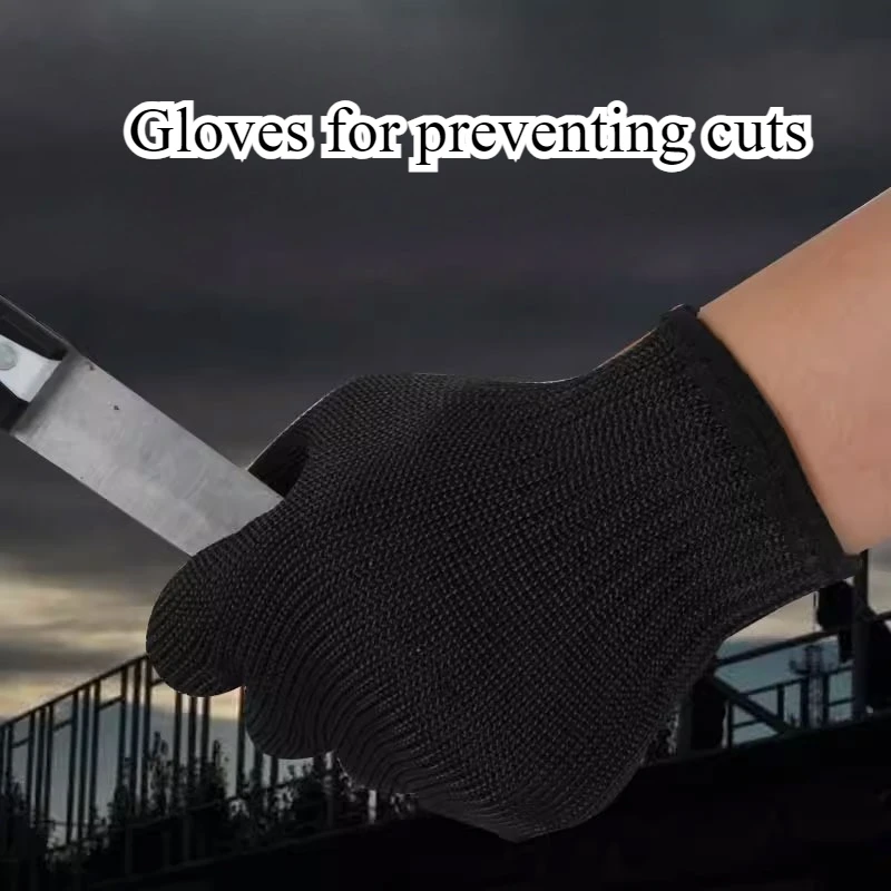 

1pcs Stainless Steel Wire Cut Resistant Anti-Cutting Safety Protective Work GlovesAWire Repair Gloves Security Guard Accessories