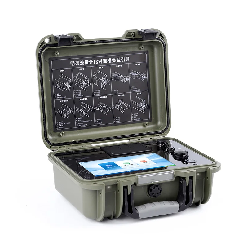 Custom Continuous Rectangular Wide-Crested Weir Flow Meter Open Channel Testing Equipment with Custom Measurements