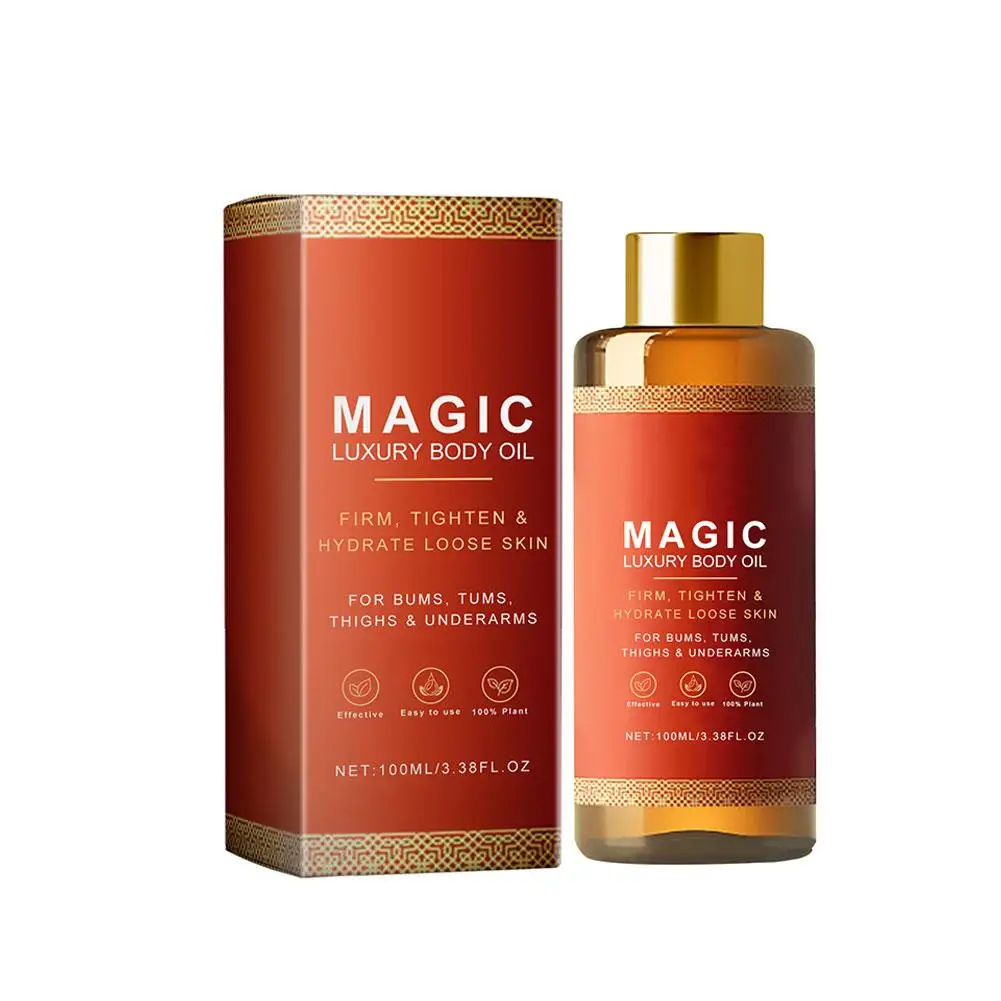 100% Pure Besque Magic Body Oil Voor Armen Borst Dijen En Tums Lichaamsverzorging Hydraterende Huidverzorging Olie 100 ml