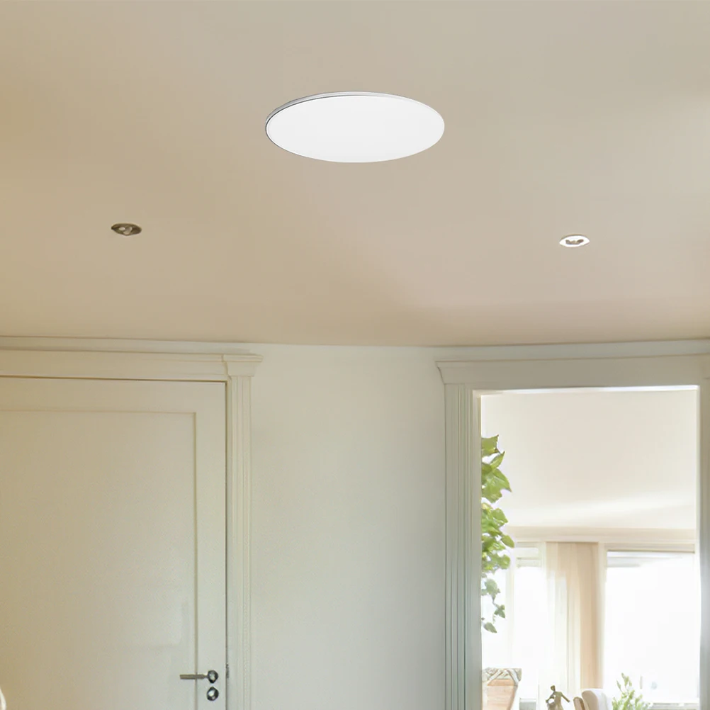 

Потолочный светильник, круглая акриловая панель рассеивателя для светодиодной лампы, плоские, устойчивые к ослепинам запасные части, аксессуары для освещения дома