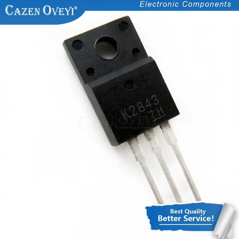 Model No. 10pcs/lot 2SK2843 K2843 2843 TO-220F 500V 12A new original In Stock
