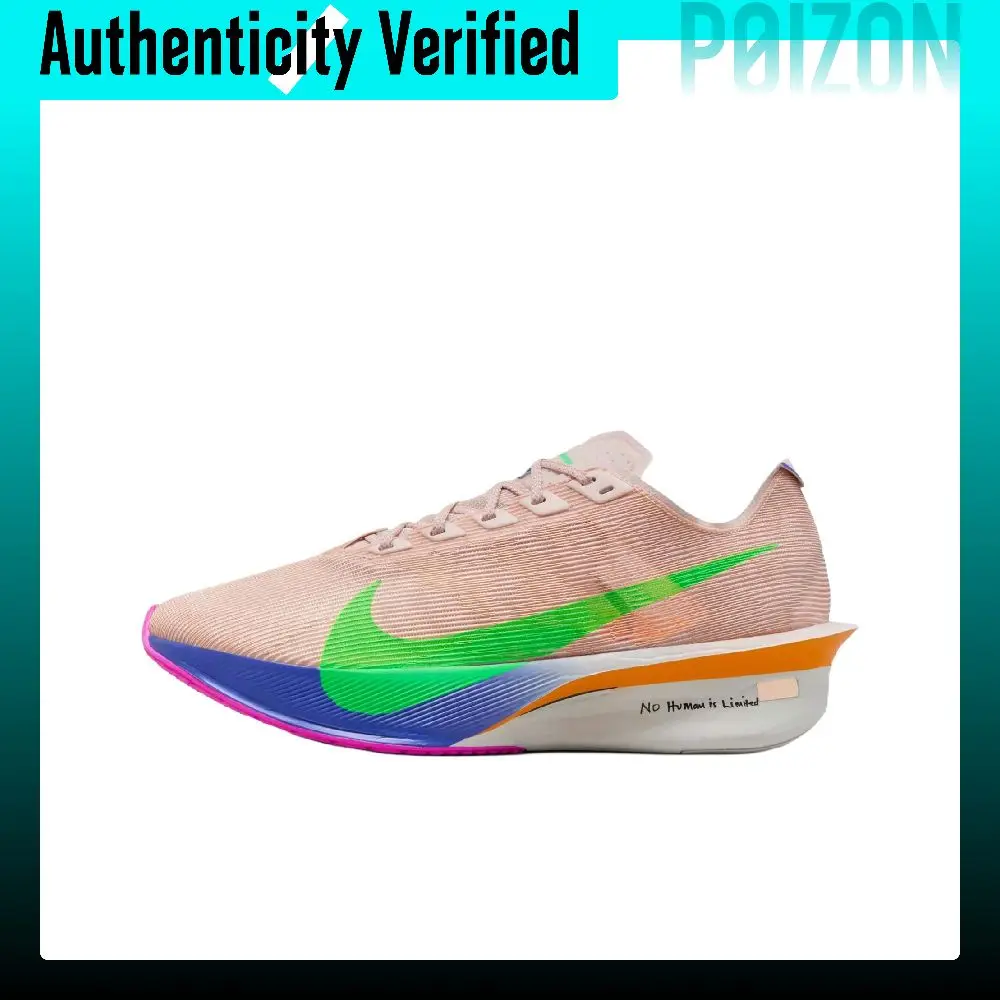 Nike VAPORFLY 4 Casual Marathon Running Shoes Women's Beige Pink Green IM6366-605