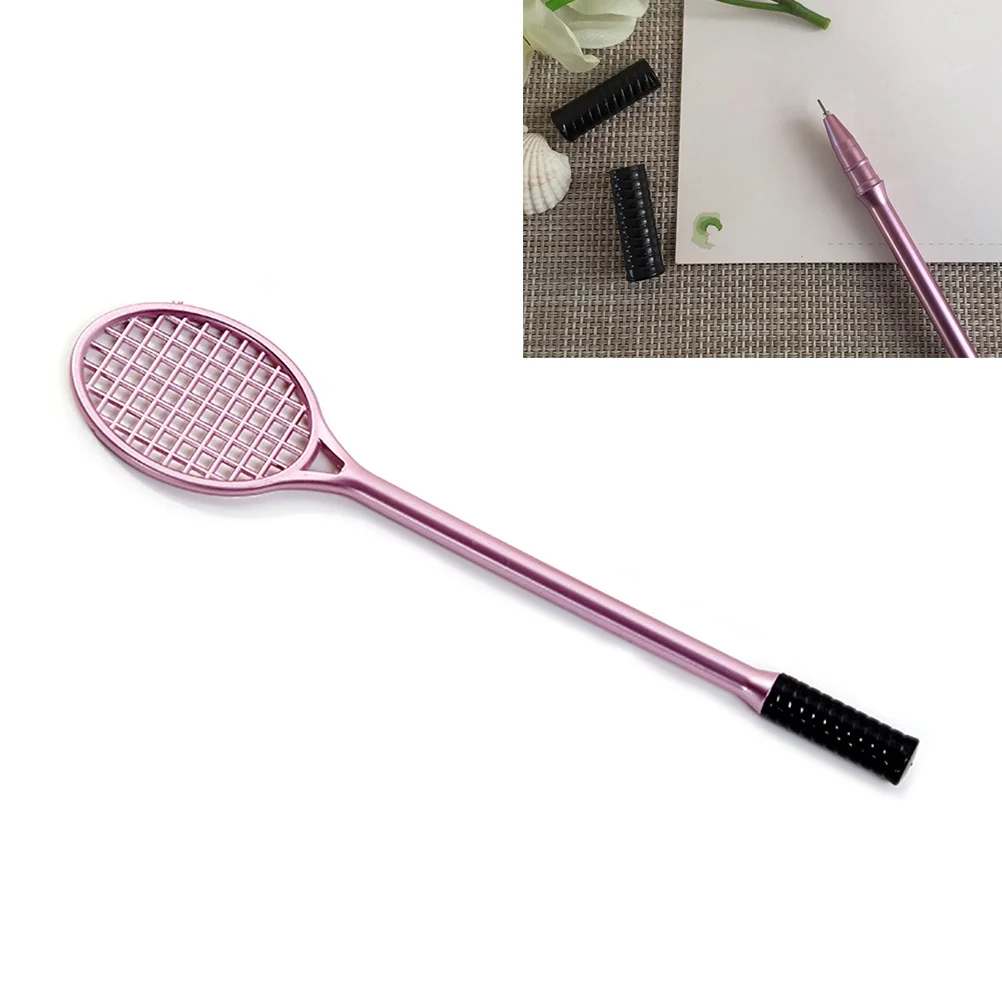 

Adorable Tennis Racket Pen 0.5mm Fine Point Black Pen for Student Stationery Gift Office Drawing Writing