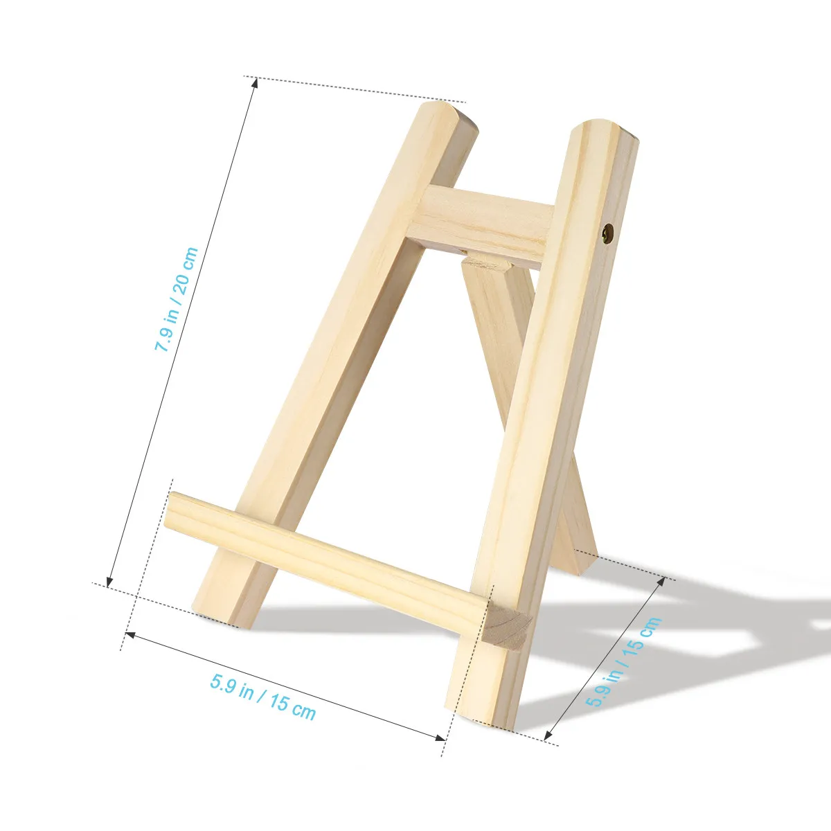 1Pcs Sturdy Wooden A-Frame Table Easel Handmade from Seasoned Beechwood Smooth Finish Versatile Display Stand for Artwork Photos
