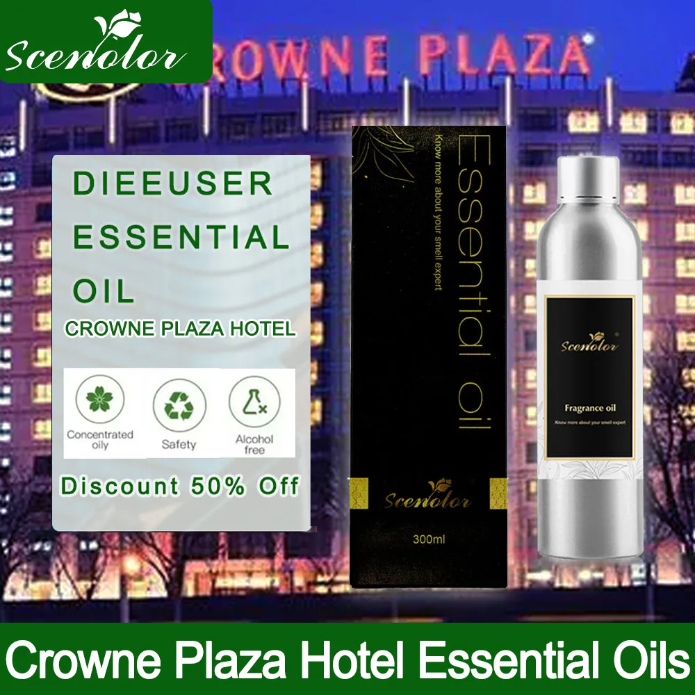 Scenolor Essential Oils For Diffuser 300ML Crowne Plaza Hotel Scent Fragrance Perfume Collection Automatic Oasi Air Freshener