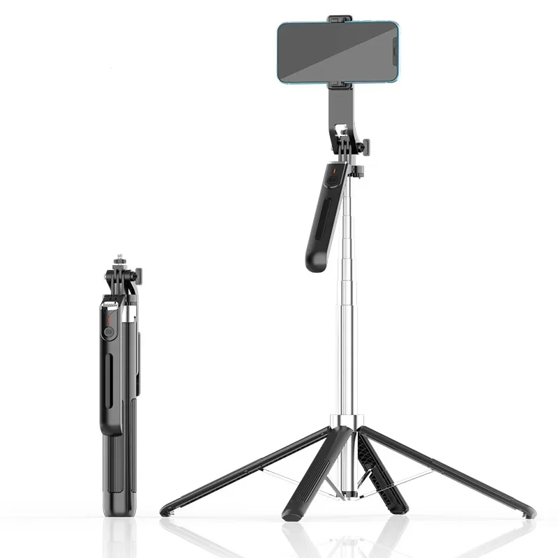 P190/P195 Bluetooth Selfie Stick 1.8m Wireless Phone Gimbal Stabilizer 4 Legs Phone Stand 360°Rotation for Video Vlogging