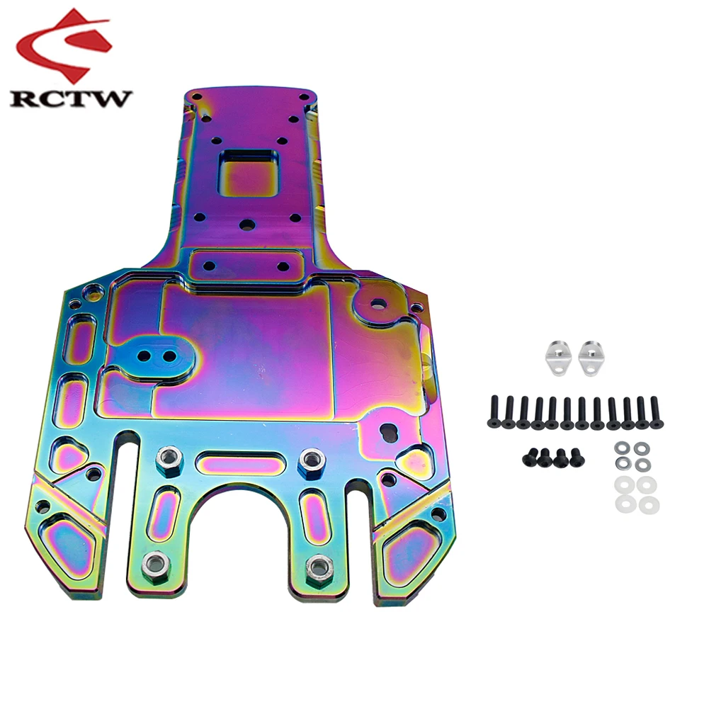 CNC High-quality Engines Rear Chassis Reinforcement Plate for 1/5 RC CAR HPI Rofun KM Rovan Baja 5b 5t 5sc Truck Upgrade Parts