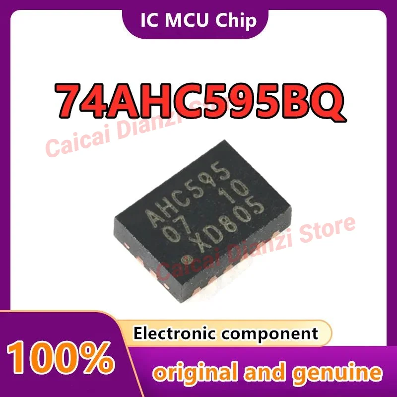 100pcs 74AHC595BQ  115 DHVQFN-16 8-bit serial shift register with output latch Original