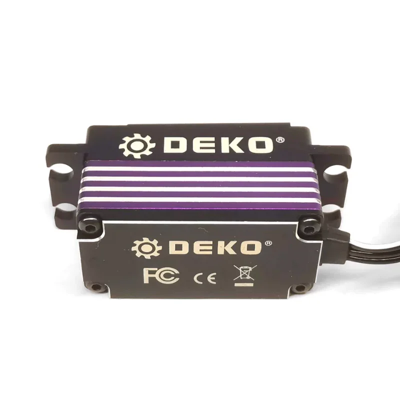 DEKO 2025 Nuevo producto Servo de dientes de acero sin escobillas de perfil bajo BL718 BL715 Coche de deriva de ala fija especializado