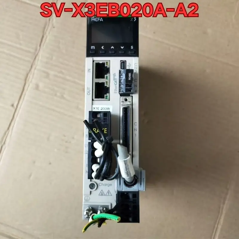 Second-hand SV-X3EB020A-A2 servo drive function test is normal Latest Prices as of July 2026