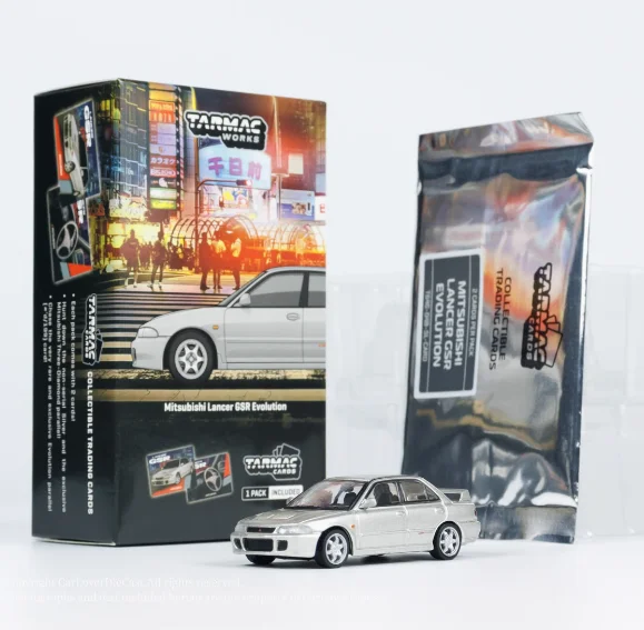 

Tarmac Works TW 1/64 Lancer GSR Evolution Die-cast alloy car model toy collection gift