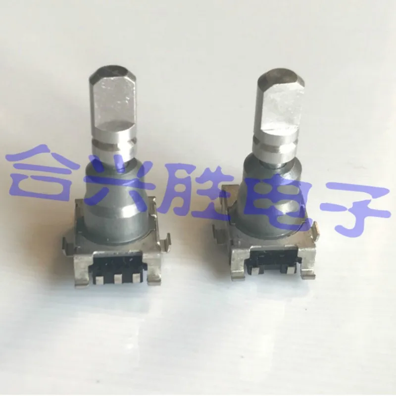 1 Piece EC11J Type Rotary Encoder Monitor Encoder With Key Switch 30 Positioning Shaft Length 23.5MM