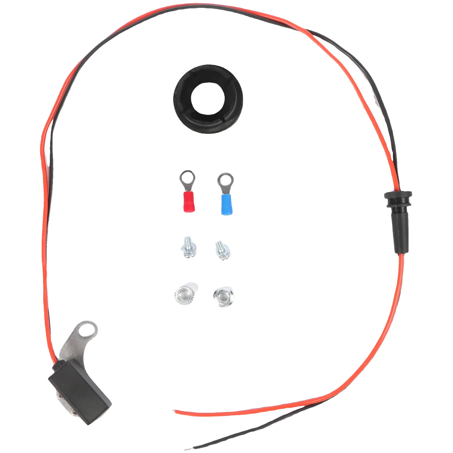 PANGOLIN 1Set Points إلى مجموعة التحويل الإلكتروني 1281 Ignitor لـ 1957 1974 Ford V8 Engine Hall Effect Trigger 12 فولت #2