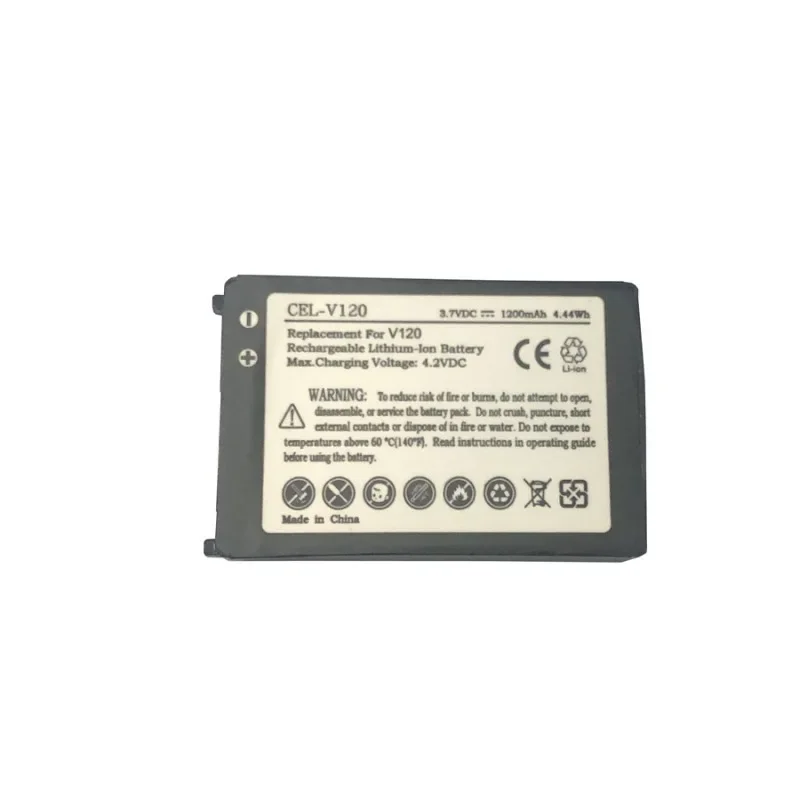 CEL-V120 3.7V 1200mAh 4.44Wh Replacement Li-ion Battery for Motorola V120 VL120 VL50 SNN5570 SNN5571A PMNN4497A Two Way Radio