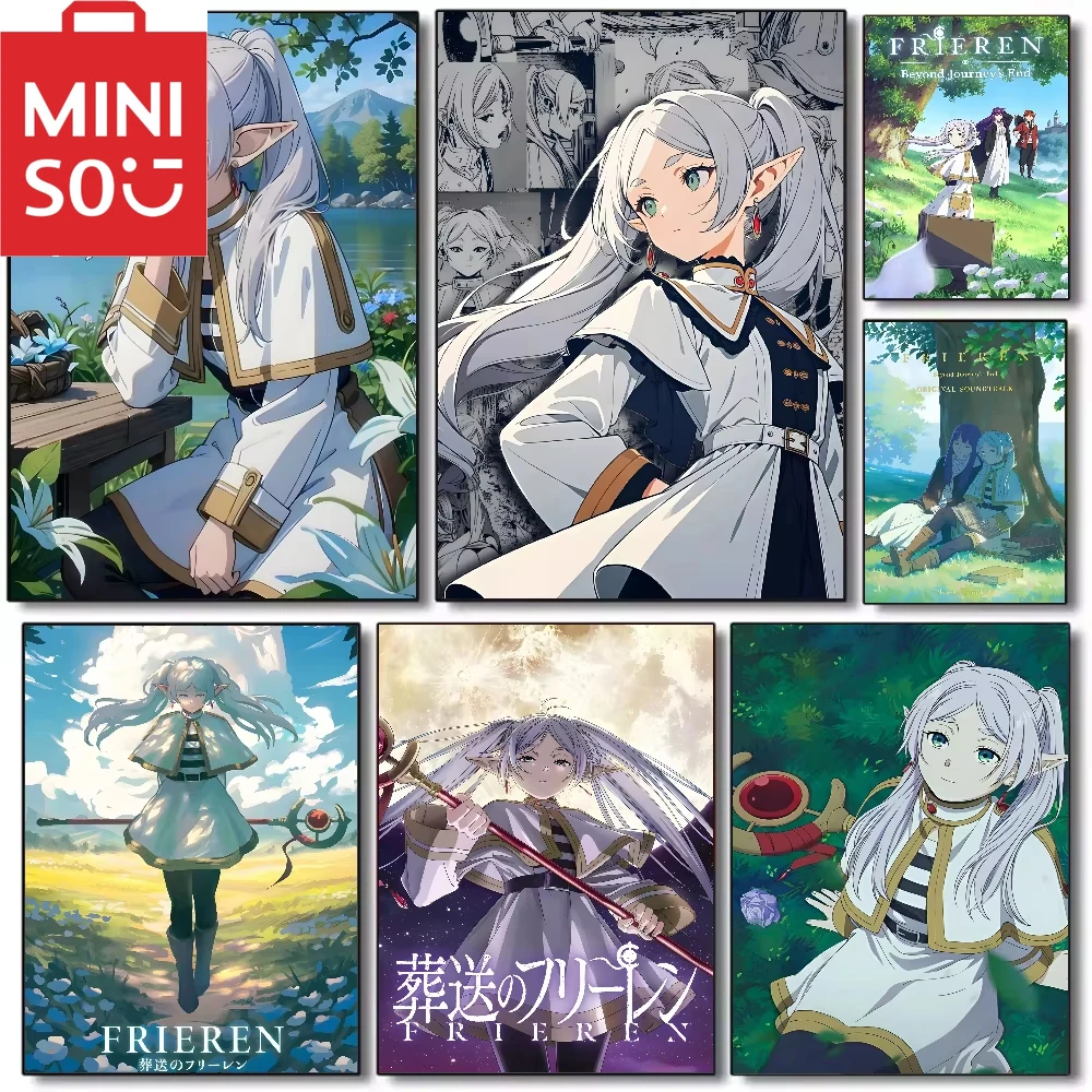 DIY Oil Painting By NumberAnime Frieren Beyond Journeys End Home Decoration Wall Living Room Decor Friend Gift Frameelss