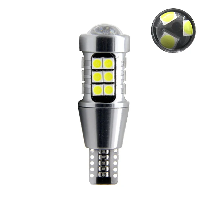 50Pcs T15 1156 Ba15s Led Canbus 3030 SMD P21w led Bulb Reverse Lights Brake light Auto Lamp White Yellow Red 12v 1200Lm