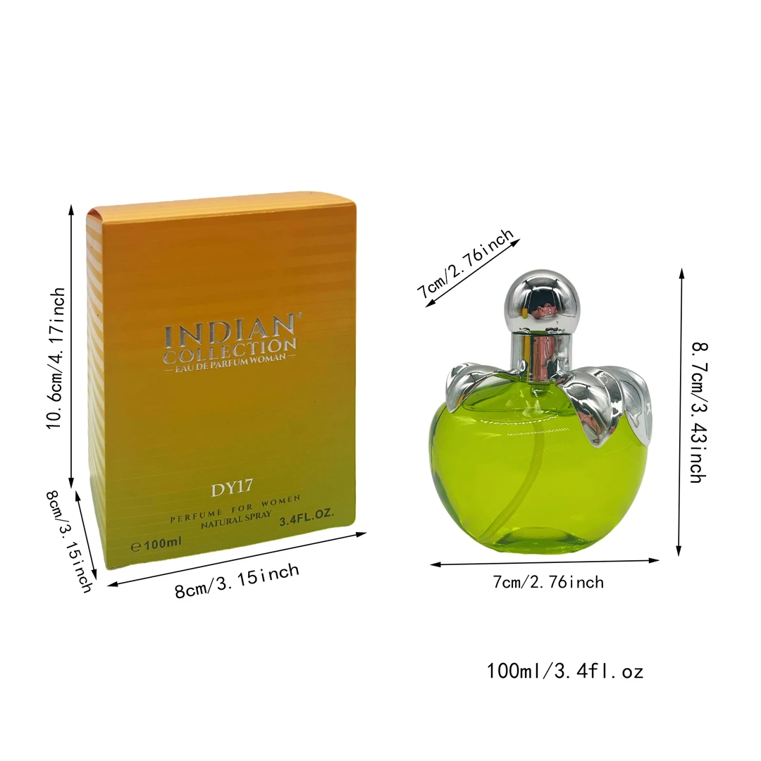 Green apple 3.4oz, super large bottle, intimate partner perfume, long-lasting perfume, lasting fragrance, romantic perfume, esse