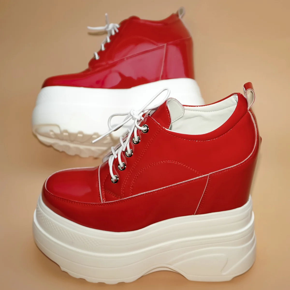 

Size 46 Chunky Sneakers Women Size 47 Patent Leather Wedges High Heel Ankle Boots Height Increasing Platform Pumps Casual Shoes