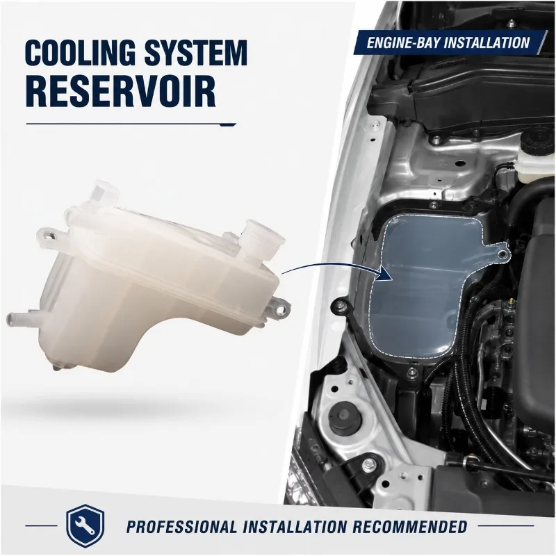 Radiator Coolant Overflow Tank Reservoir 1648028080 No Lid for Toyota Prius 2010-2015 Prius V Lexus CT200h 1.8L Hybrid