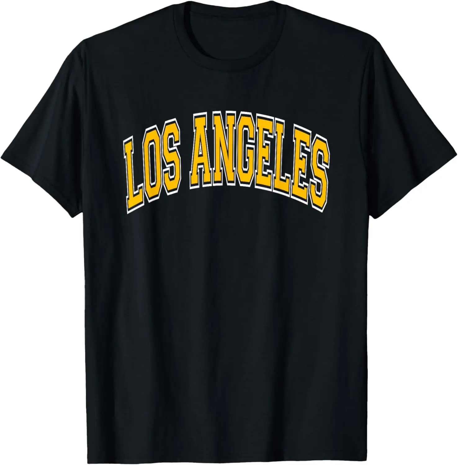 

Los Angeles Arched Amber Text T-Shirt
