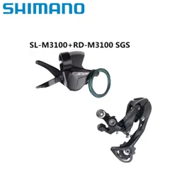 Shimano Alivio M3100 Shifter Lever Rear Derailleur SGS 1x9s Mini Groupset For MTB Bicycle Mountain Bike Original Shimano