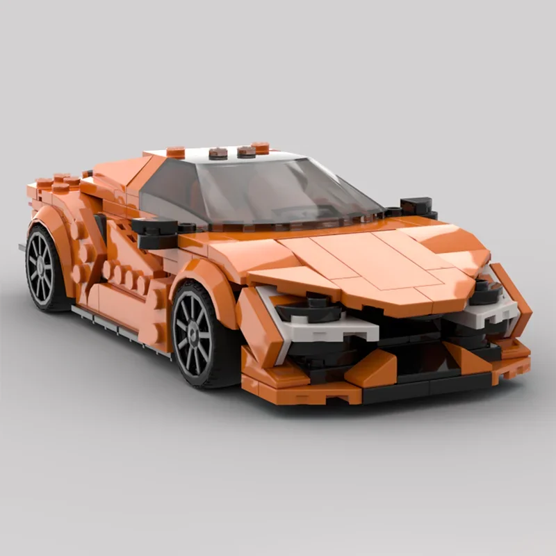 292 Uds. MOC Lamborghiniesed Revuelto supercoche modelo juguete de construcción bloques regalos de navidad arquitectura Idea creativa educación niños
