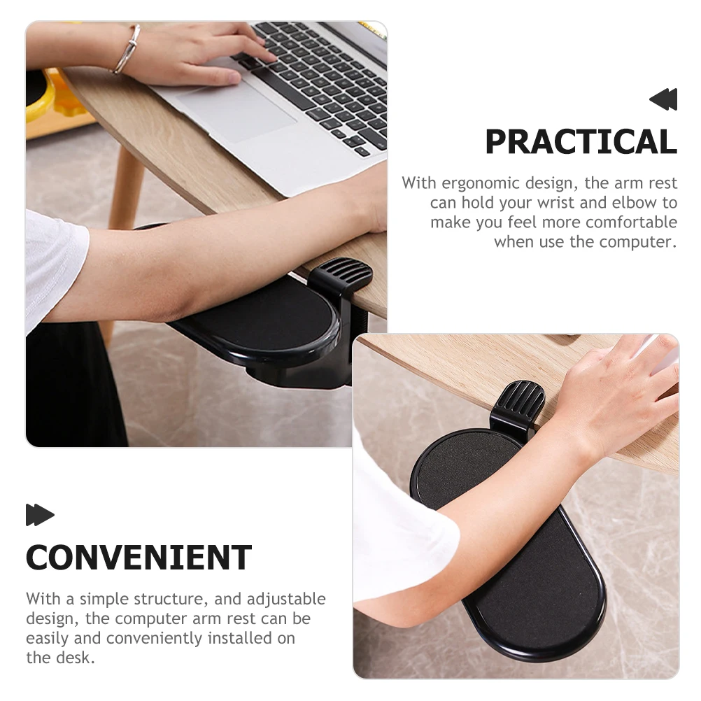 

Rotating Arm Mouse Pad Office Desk Rest Computer Bracket Plastic Gaming Elbow Ergonomic Wrist