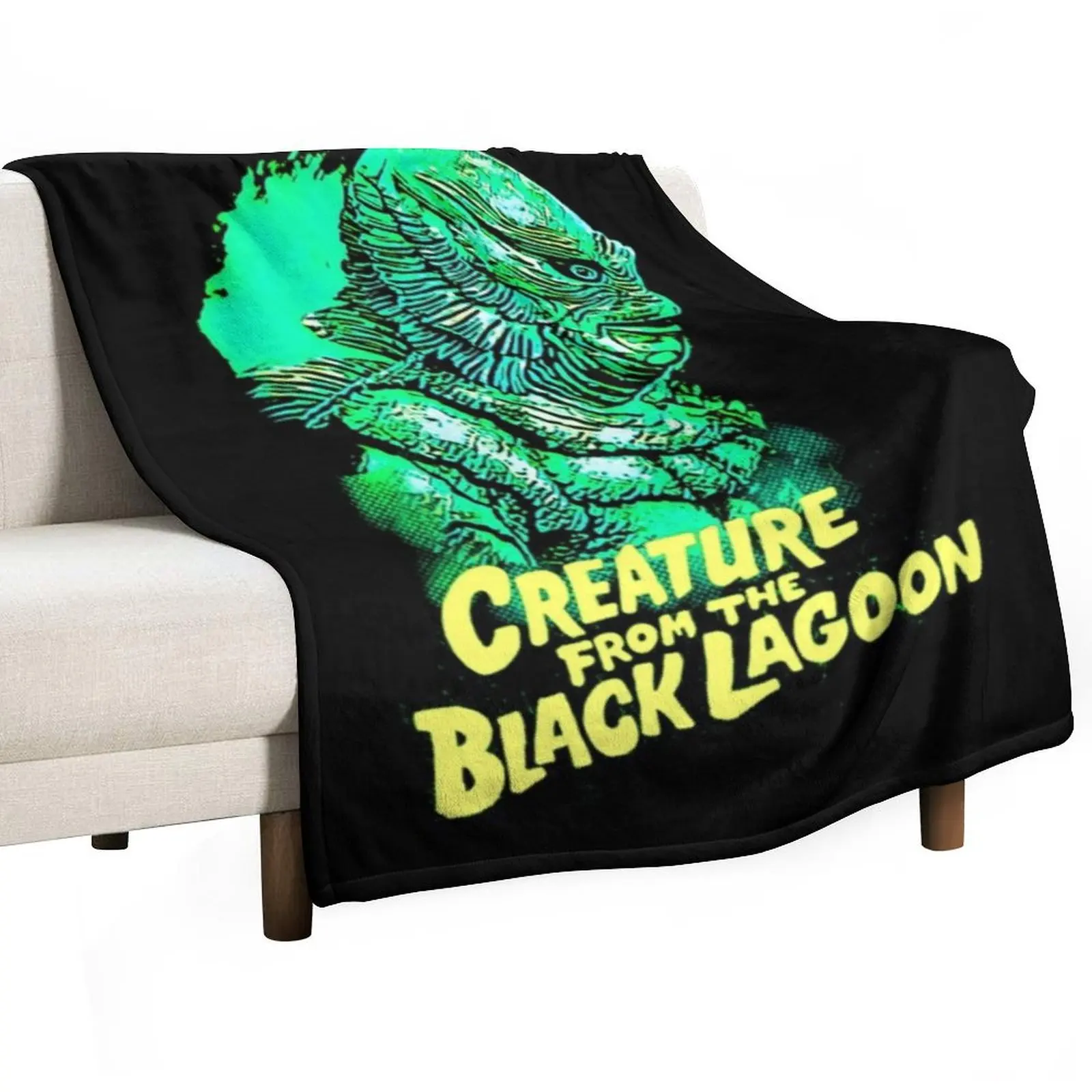 The Creature From The Black Lagoon T-ShirtThe Creature from the Black Lagoon Throw Blanket bed plaid warm for winter Blankets