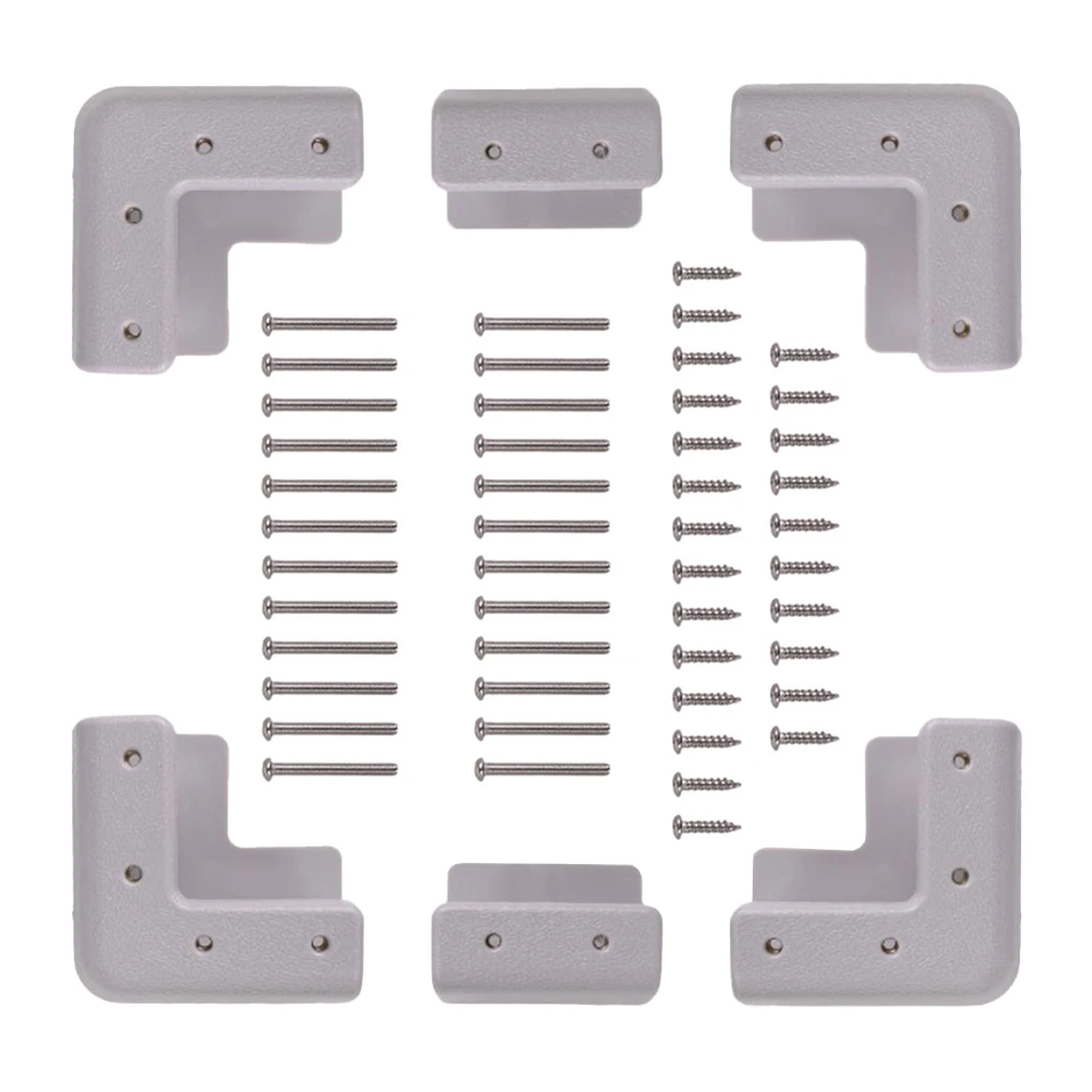 Outdoor Use Solar Panel Installation As Shown In The Picture ABS Corner Bracket Waterproof Mounts Aesthetic Mounting Solution