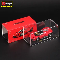 Bburago 1:43 Ferrari Daytona SP3 Monza SP2 Alloy Sports Car Model Metal Racing Vehicles Car Model Collection Childrens Toys Gift